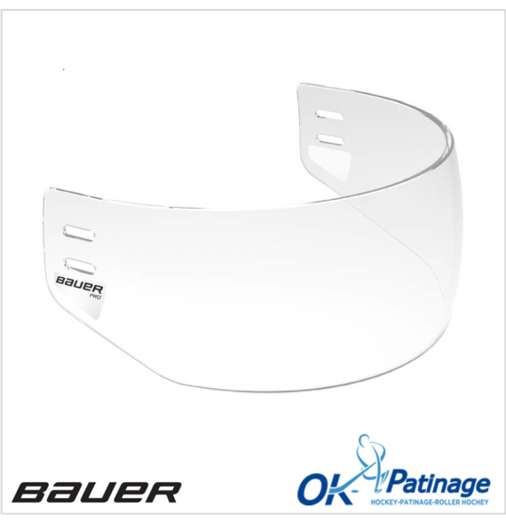 Bauer 1/2 visière Pro Straight S17
