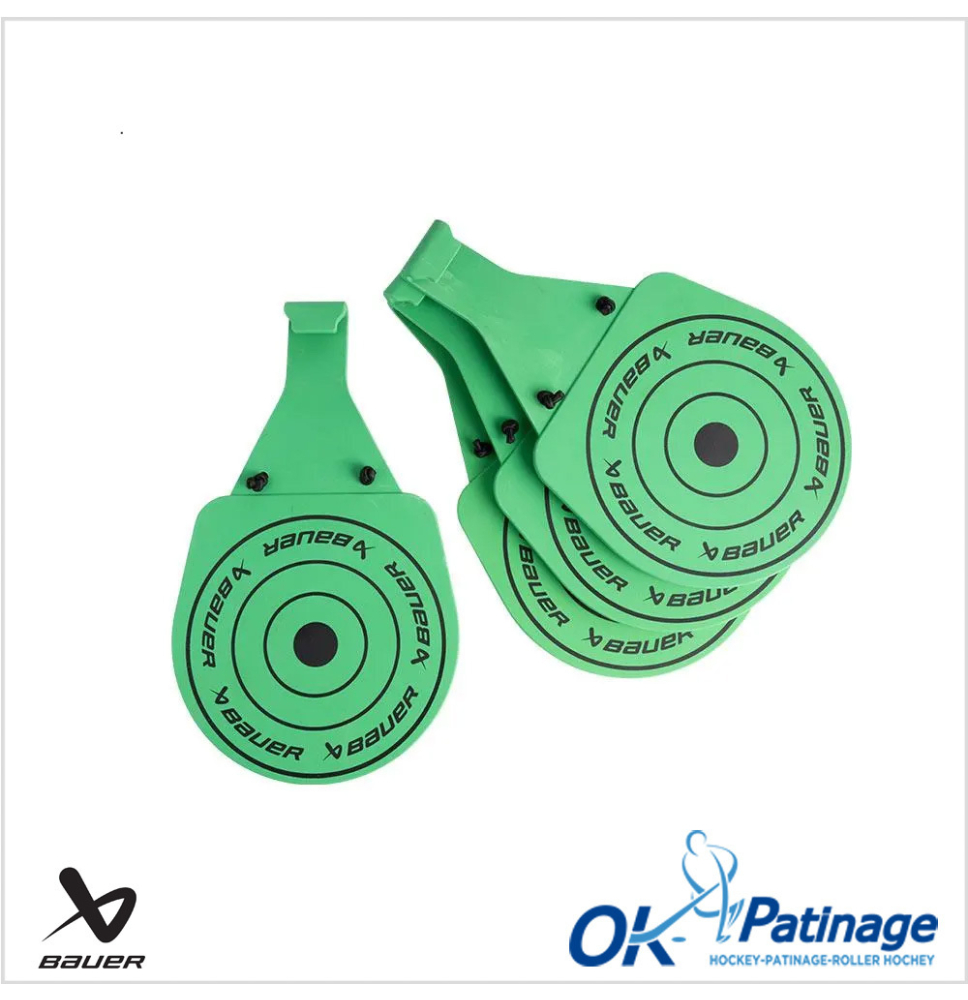 Bauer cible caoutchouc