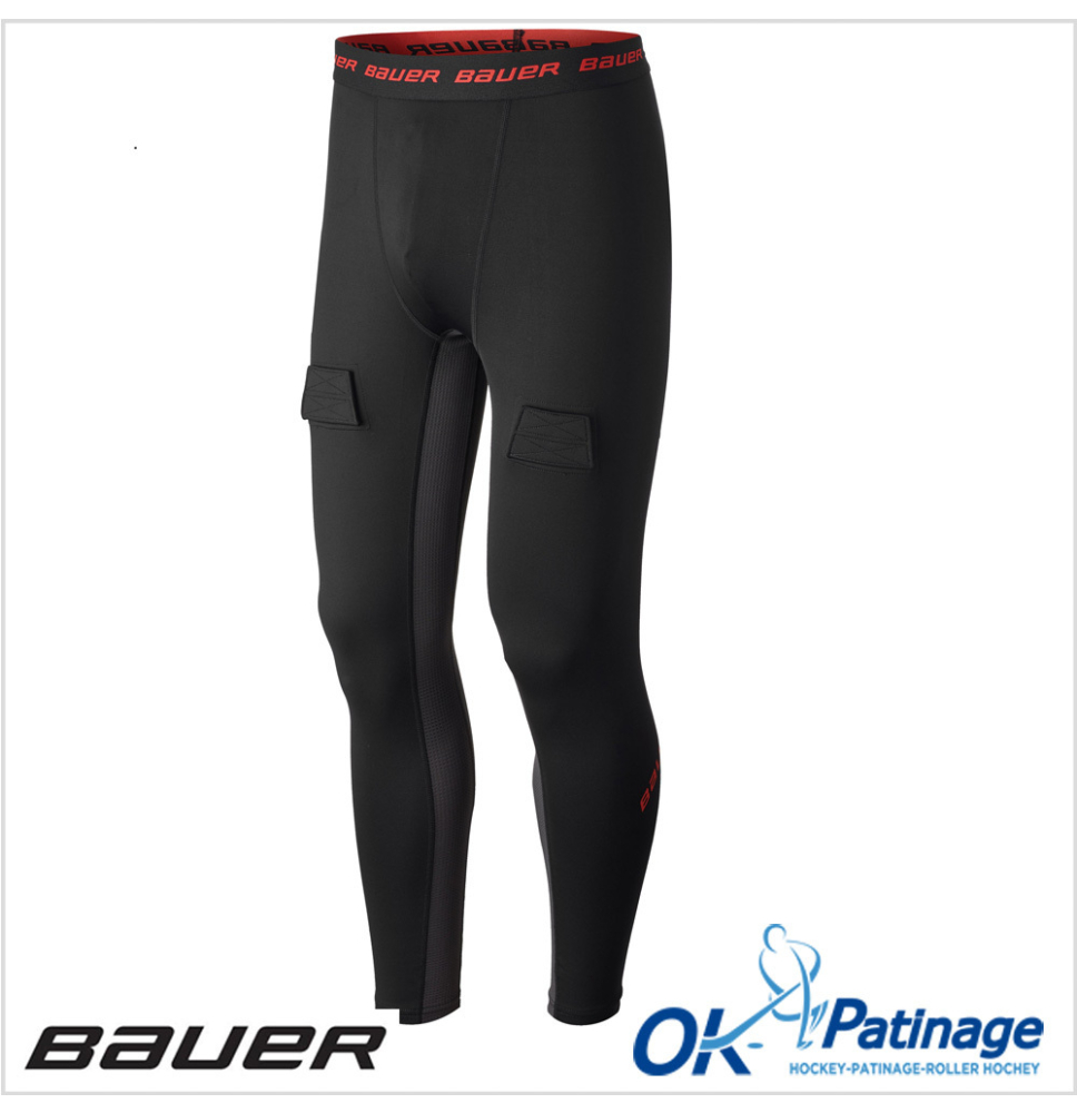 Bauer pantalon compression Jock Essentiel