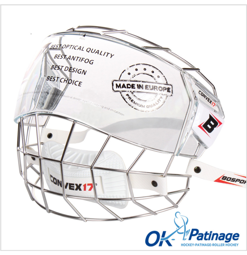 Bosport combiné grille visière Convex 17