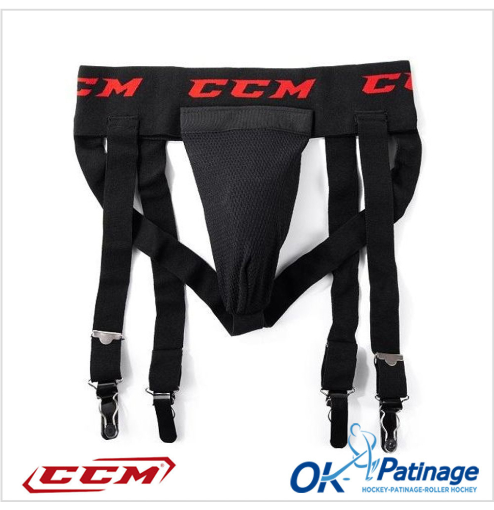 CCM coquille + porte jarretelles Junior S21