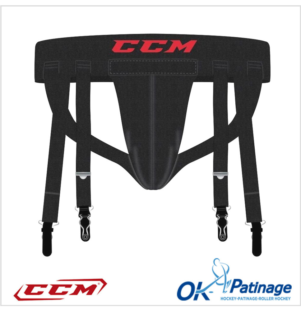 CCM coquille + porte jarretelles Senior S21