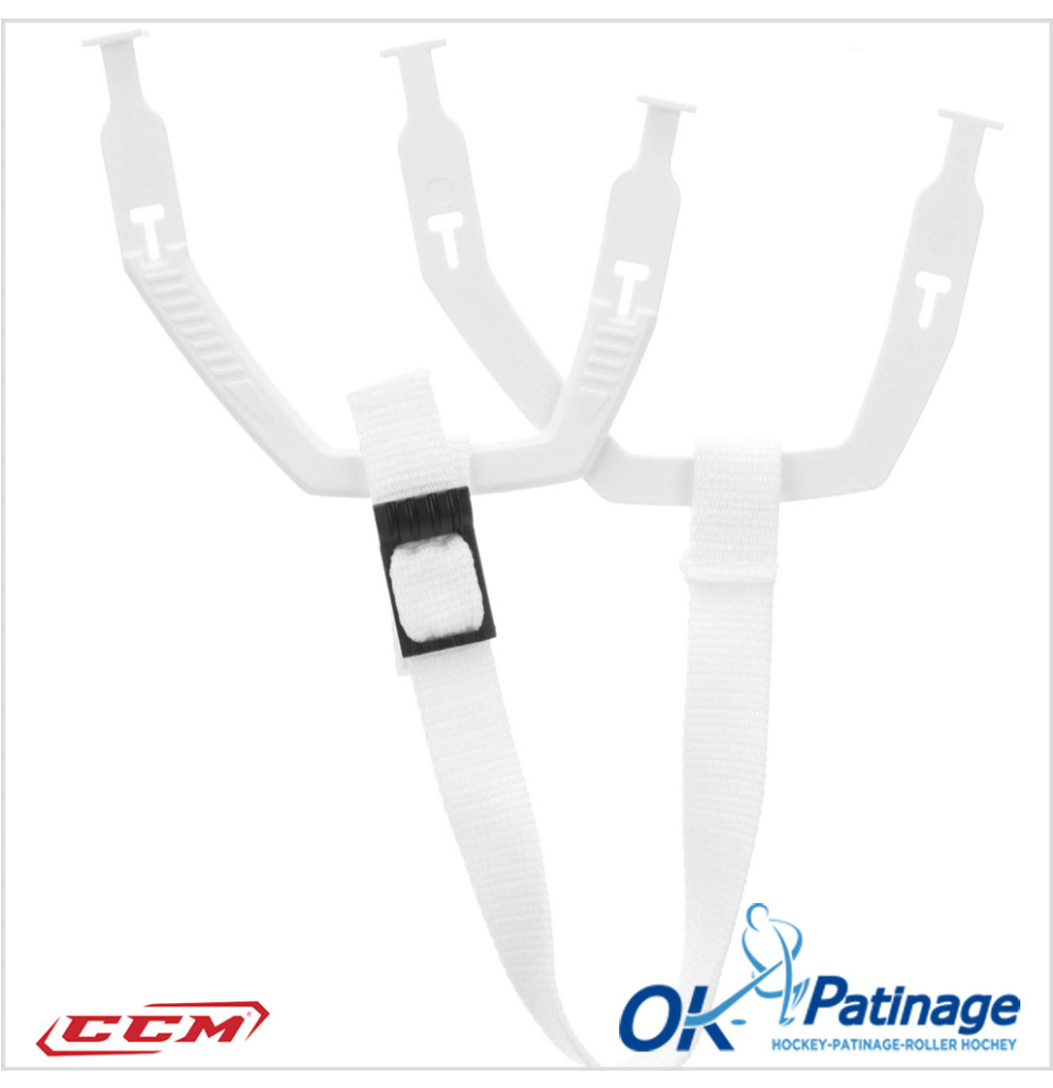 CCM kit 2 brides d'oreille + jugulaire