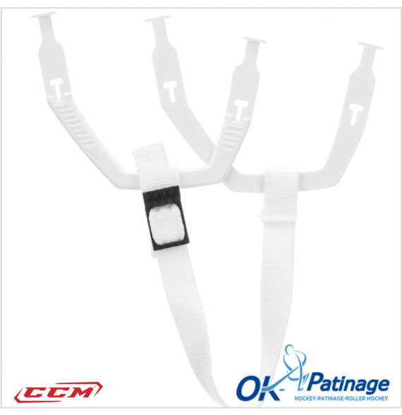 CCM kit 2 brides d'oreille + jugulaire