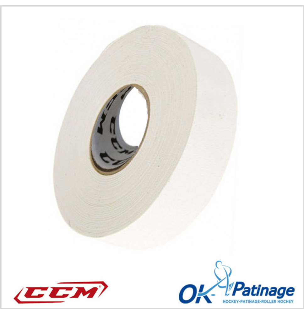 CCM tape blanc 25 m x 36 mm