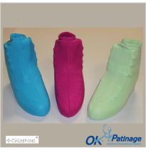 Chloenoel Cache patins lycra couleurs