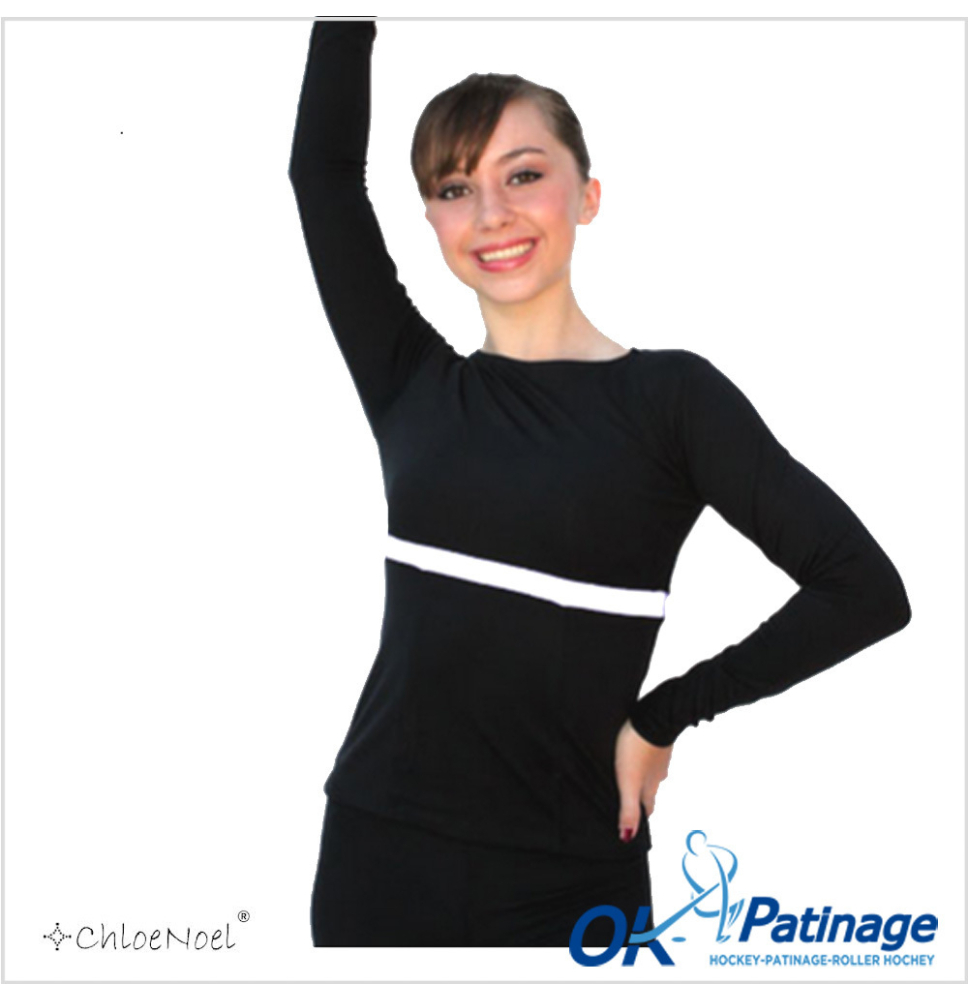Chloenoel haut T01 blanc