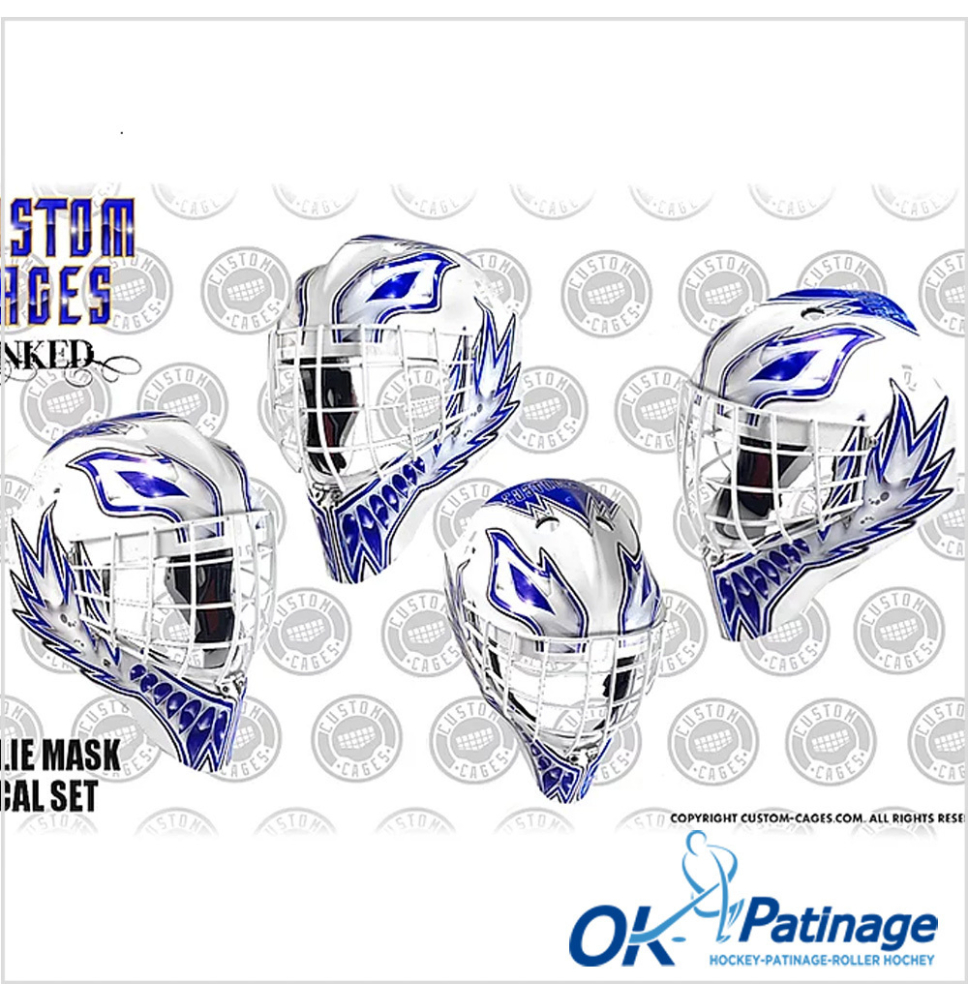 Ensemble de décalcomanies vinyliques pour masque de gardien The Kat