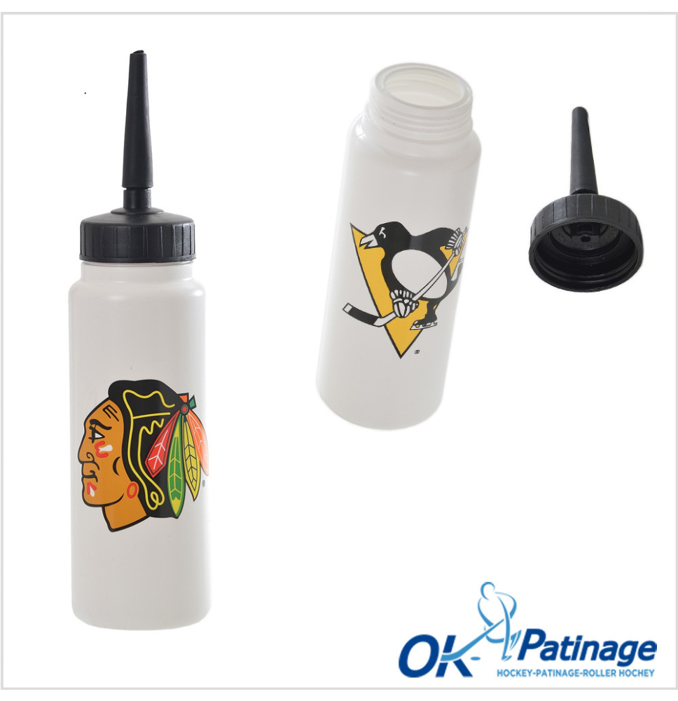 Gourde NHL avec paille