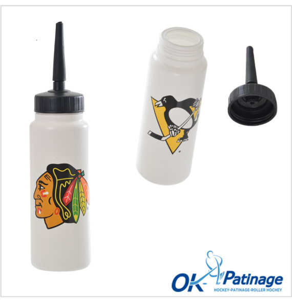 Gourde NHL avec paille