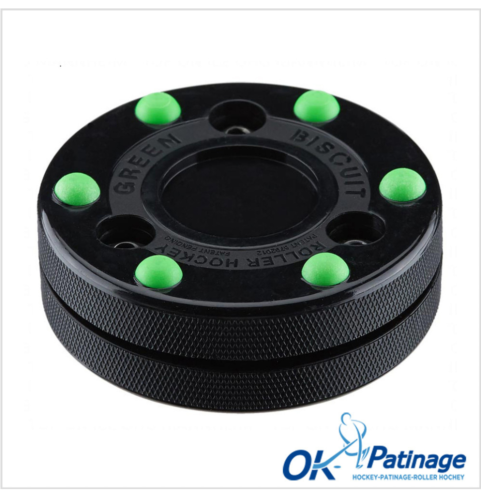 Green Biscuit palet roller Hockey
