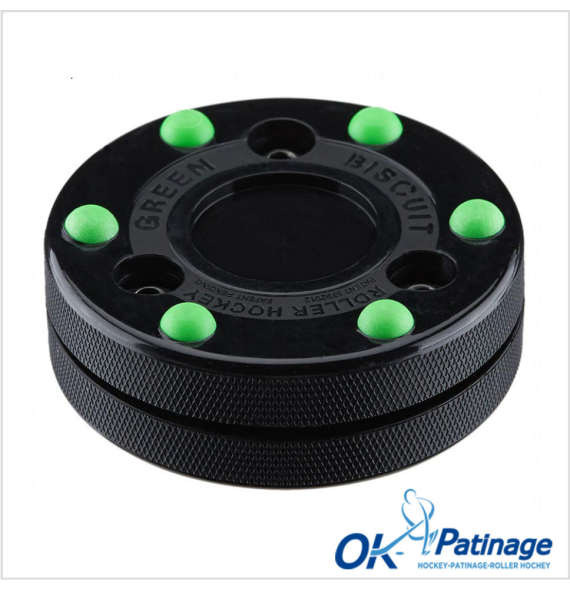 Green Biscuit palet roller Hockey