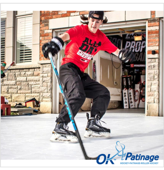 HockeyShot plaques de glace synthétique