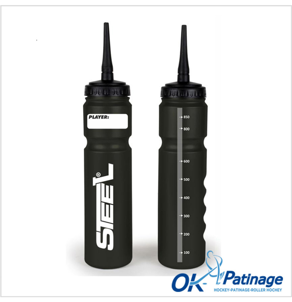 Steel gourde 1L "Silver Safe"