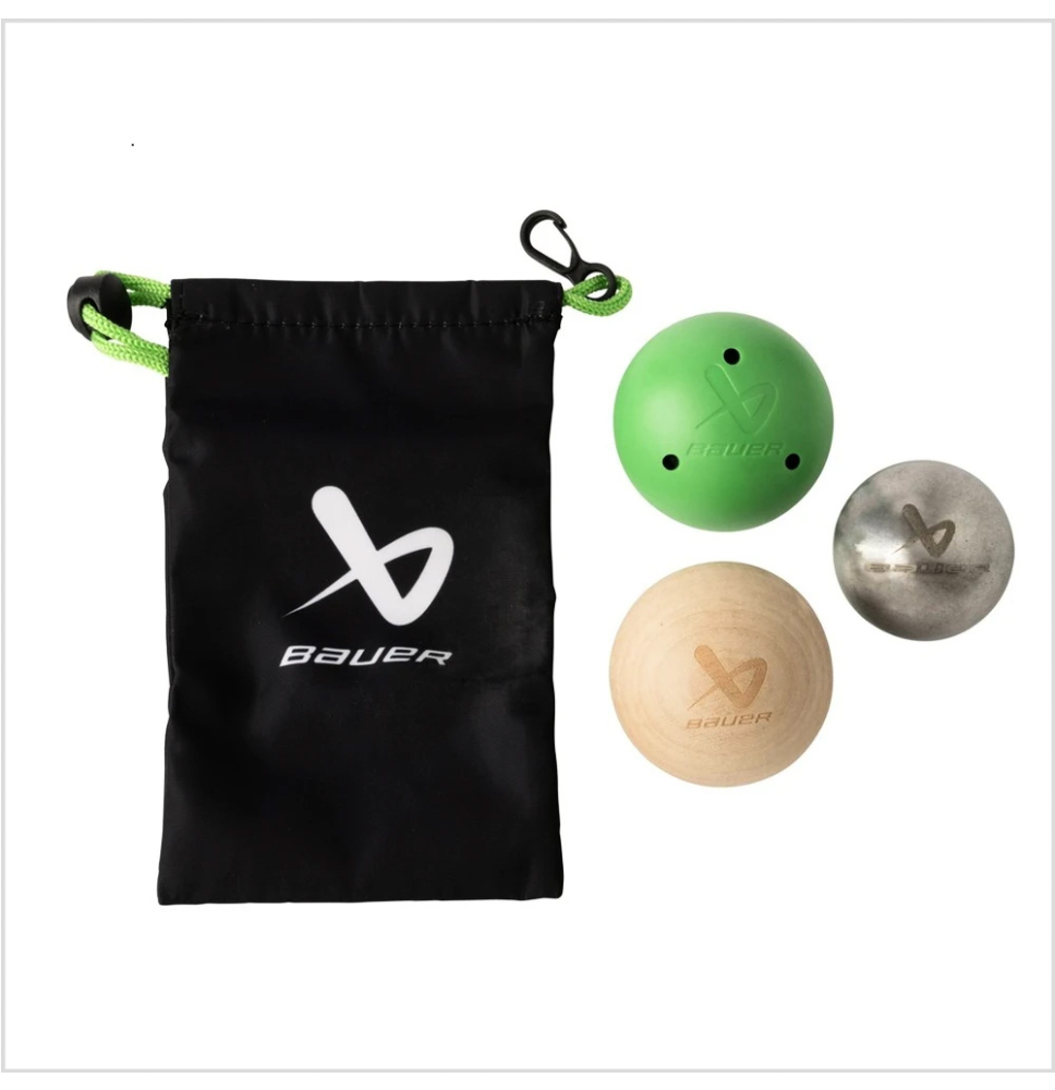 Bauer set de 3 balles d'entrainement