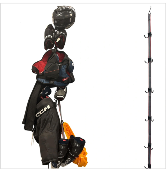 Steel hockey drying rack